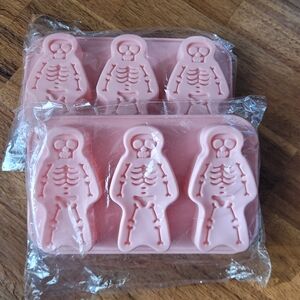 New Pink Skeleton Silicone Mold